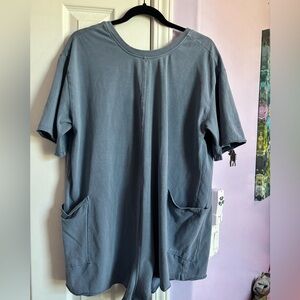 Blue Free People Romper